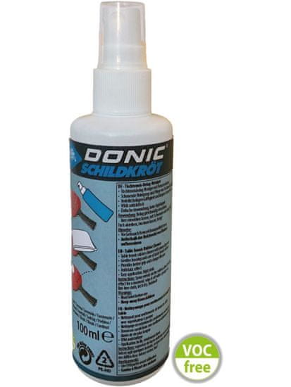 Donic Schildkrot čistilni sprej za čiščenje namiznoteniških loparjev, 100 ml