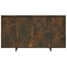 Vidaxl Komoda dimljeni hrast 135x41x75 cm iverna plošča