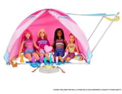 Mattel Barbie Dreamhouse adventures Šotor z 2 lutkama in dodatki HGC18