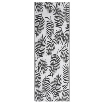 Vidaxl Zunanja preproga ARAKIL črna 80x250 cm PP
