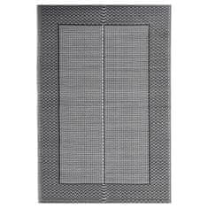 Vidaxl Zunanja preproga ARAKIL črna 140x200 cm PP