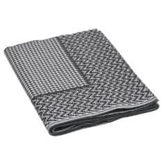 Vidaxl Zunanja preproga ARAKIL črna 140x200 cm PP