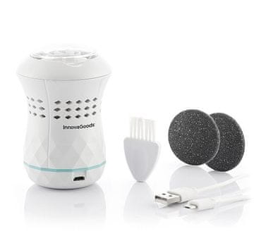 InnovaGoods Brezižični odstranjevalec trde kože za pedikuro