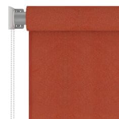 Vidaxl Zunanje rolo senčilo 220x140 cm terakota HDPE