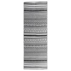 Vidaxl Zunanja preproga, črna, 80 x 250 cm, PP