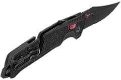 SOG Zložljivi nož TRIDENT AT BLACK & RED PARTIALLY SERRATED - odprta embalaža