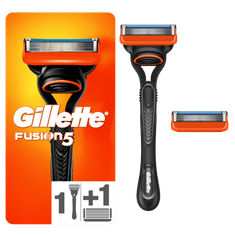 Gillette ročni brivnik Fusion + 2 rezilni glavi