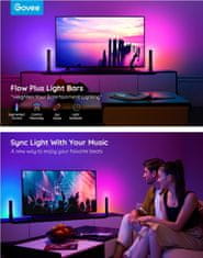 Govee Flow Plus SMART LED TV & Gaming svetlobni letvi, RGBICWW