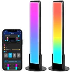 Govee Flow Plus SMART LED TV & Gaming svetlobni letvi, RGBICWW