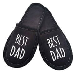 Copa cop Tekstilni hišni copati z napisom Best Dad 43-44