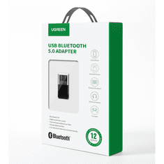 Ugreen USB Bluetooth 5.0 adapter, črn (80889)
