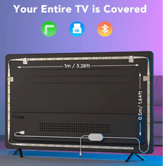 Govee TV Backlight ambientna luč za TV, LED, 116cm - 152cm (46-60), RGB