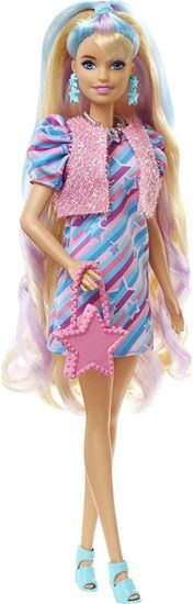 Mattel Barbie lutka in fantastične lasne kreacije las Blondinka HCM87