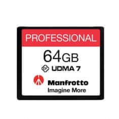 Manfrotto Professional, 64GB, UDMA 7, 160MB/s, Compact Flash SPOMINSKA KARTICA (MANPROCF64) + GRATIS ČITALEC