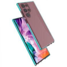 MG Spring Case silikonski ovitek za Samsung Galaxy S22 Ultra, temnomodro