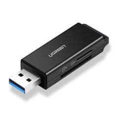 Ugreen CM104 čitalec kartic USB 3.0 - TF / SD, črna