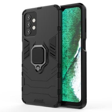 MG Ring Armor plastika ovitek za Samsung Galaxy A32 5G, črna