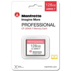 Manfrotto Professional, 128GB, UDMA 7, 160MB/s, Compact Flash SPOMINSKA KARTICA (MANPROCF128) + GRATIS ČITALEC