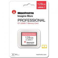 Manfrotto Professional, 128GB, UDMA 7, 160MB/s, Compact Flash SPOMINSKA KARTICA (MANPROCF128) + GRATIS ČITALEC
