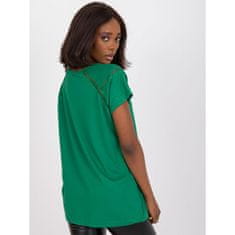 FANCY Ženska bluza iz viskoze za vsakodnevno nošenje ONIA zelena FA-BZ-7237.40P_385721 Univerzalni
