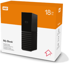 Western Digital My Book zunanji disk, 18 TB, USB 3.0 (WDBBGB0180HBK-EESN)