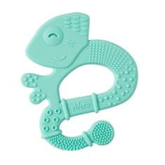 Chicco Super mehak silikonski zobotrebec kameleon modri 2m+