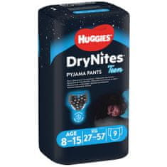Huggies HUGGIES DryNites plenične hlače za enkratno uporabo za dečke od 8 do 15 let (27-57 kg) 9 kosov