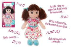 Teddies Ema krpana lutka 40 cm češko govoreča in pojoča