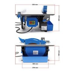 Wiltec 600W Električni rezalnik ploščic do 34mm debeline