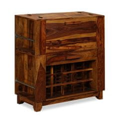 Vidaxl Barska omarica iz masivnega palisandra 85x40x95 cm