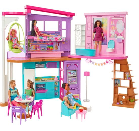 Mattel Barbie hiša za zabavo v Malibuju HCD50