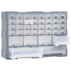 Vidaxl Organizator s 38 predali 52x16x37,5 cm
