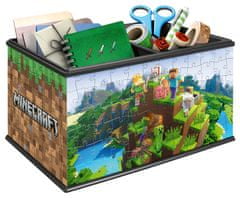 Ravensburger Škatla za shranjevanje Minecraft, 216 kosov