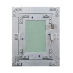 Wiltec Alu klik revizijska vratca za mavčne plošče 40x40cm