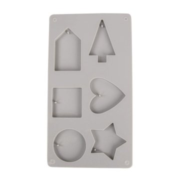 Rayher.	 Silikonski kalup Dekorativne oblike, 14.5x26x1cm, 6 oblik