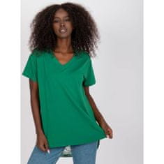 FANCY Ženska bluza ohlapnega kroja s čipko na hrbtu MINDIE temno zelena FA-BZ-7724.92P_386409 Univerzalni