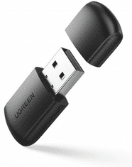 Ugreen AC650 adapter, USB, WLAN, črn (20204)