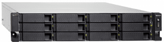 Qnap NAS strežnik za 12 diskov, 2U, Xeon, 32GB RAM, 2x 10GbE SFP Plus, črn (TS-h1886XU-RP-R2-D1622-32G)