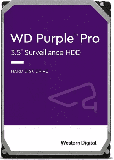 WD Purple Pro trdi disk (HDD), 12 TB, 7200 obratov, 256 MB, vijoličen (WD121PURP)