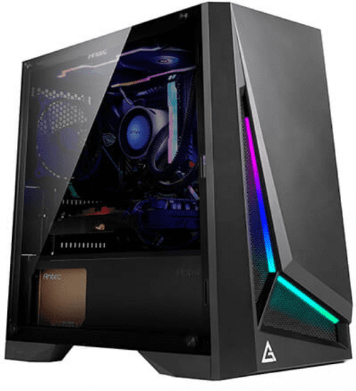 Antec Dark Phantom ohišje, mATX, RGB, črno (DP301M)