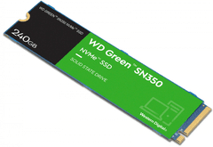 WD SN350 Green SSD disk, 240 GB, M.2 NVMe (WDS240G2G0C) - kot nov