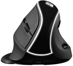 Sandberg Pro miška, ergonomska, vertikalna, brezžična, črna (630-13) - odprta embalaža