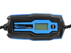 GEKO 6-12V Hitri avtomatski polnilec za akumulatorje LCD 4A 120Ah