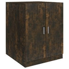 Vidaxl Omara za pralni stroj dimljeni hrast 71x71,5x91,5 cm