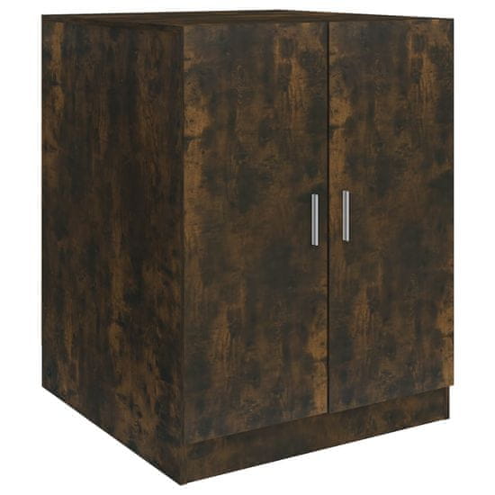 Vidaxl Omara za pralni stroj dimljeni hrast 71x71,5x91,5 cm