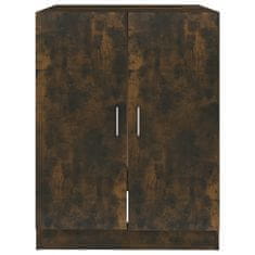 Vidaxl Omara za pralni stroj dimljeni hrast 71x71,5x91,5 cm