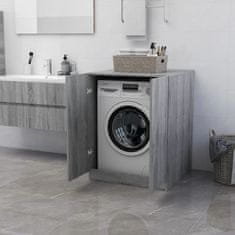 Vidaxl Omara za pralni stroj siva sonoma 71x71,5x91,5 cm