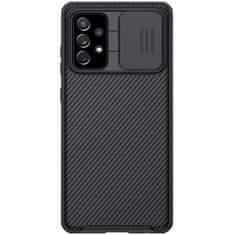 Nillkin camshield pro case durable cover z zaščito pred kamero za samsung galaxy a72 4g črn