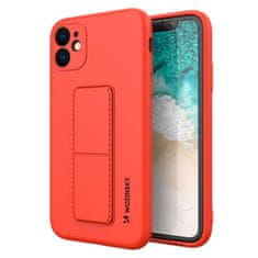 slomart wozinsky kickstand case silikonski ovitek s stojalom za samsung galaxy a52s 5g / a52 5g / a52 4g rdeč