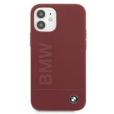 Bmw etui bmhcp12sslblre iphone 12 mini 5,4; rdečo trdo ohišje silicone signature logo
